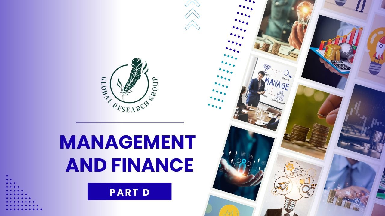 Part D : Management and Finance